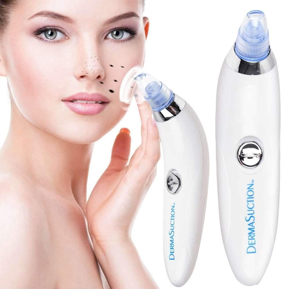 Blackhead Remover Pore Vacuum, Electric Face Pore Cleansing Device with 5 Suction Power, 4 Probes, USB Rechargeable Blackhead Vacuum Kit for Women & Men Facial Skins