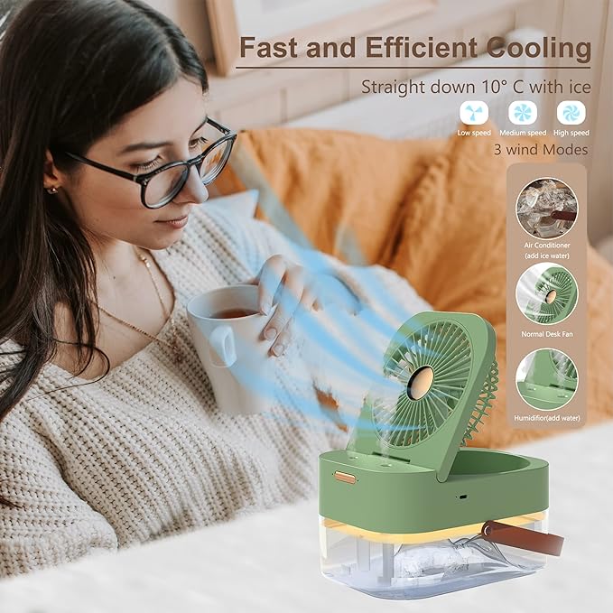 Ultimate Mini Air Conditioner Fan: Beat the Heat Anywhere, Anytime With Free Shipping