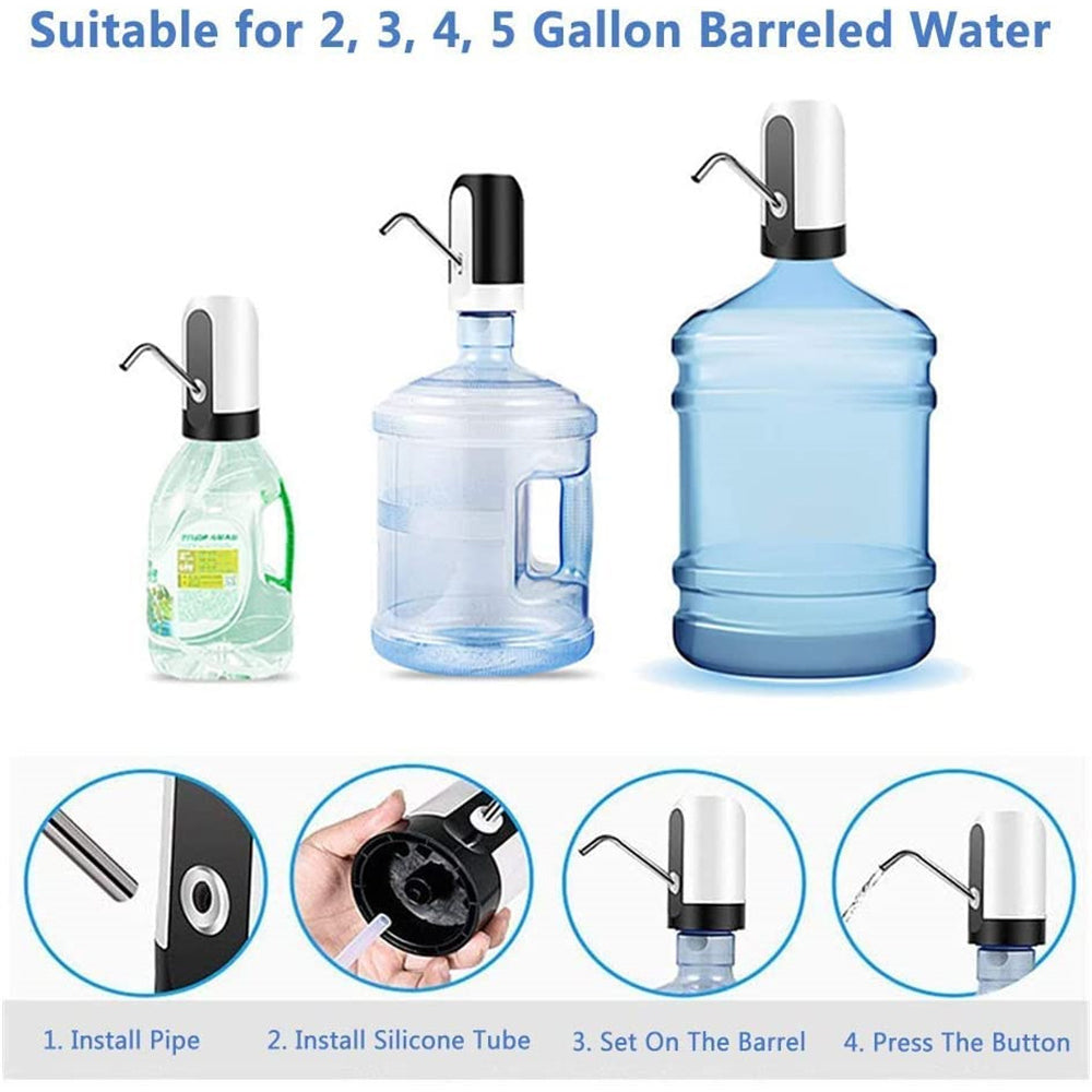 HydroBoost: Transform Your Bottled Water Experience with Our Electric Portable Dispenser Pump Free Delivery