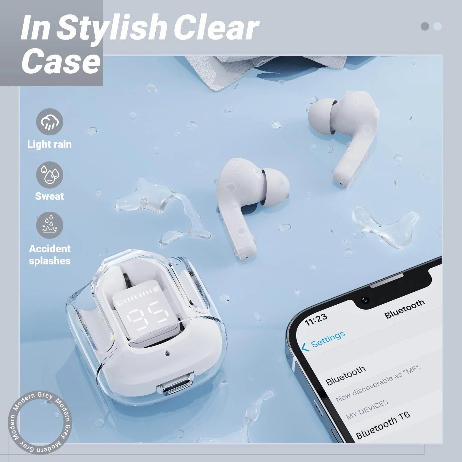 Crystal Clear Sound: The Ultimate T6 Wireless Earphones with Free Shipping